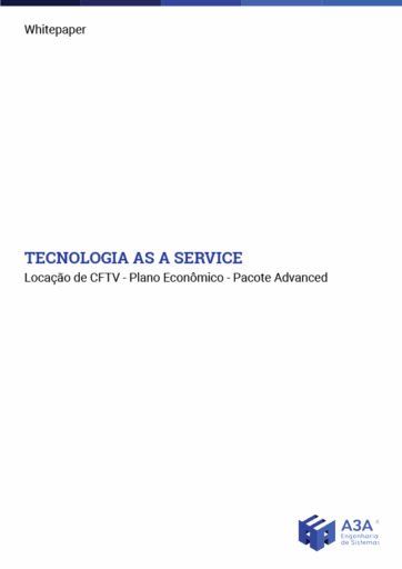 Locação de CFTV – Plano Econômico Advanced